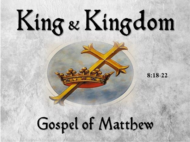 Bible Outlines Matthew 8 18 22 The Demands Of Discipleship